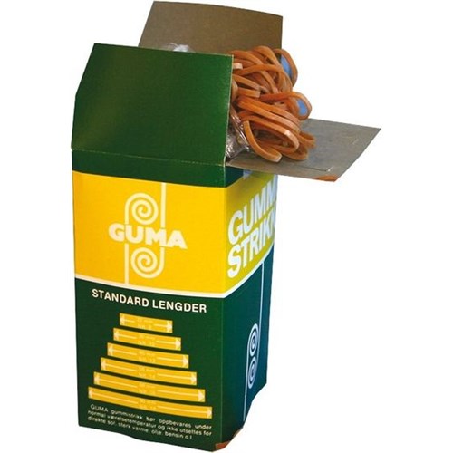 Gummistrikk GUMA Brun nr 14 50mm (2500)