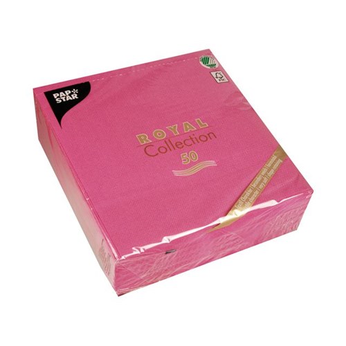 Serviett PAPSTAR RC 40x40cm Fuchsia (50)