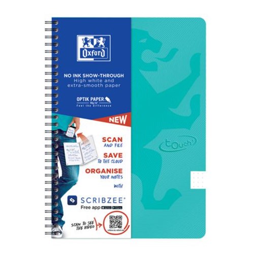 Notatbok OXFORD Touch B5 90g DOT Mint