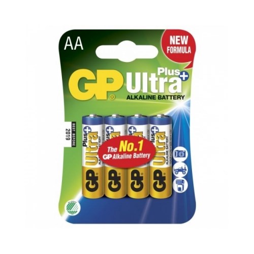 Batteri GP Ultra Plus ALK. AA Lr6 (4pk)