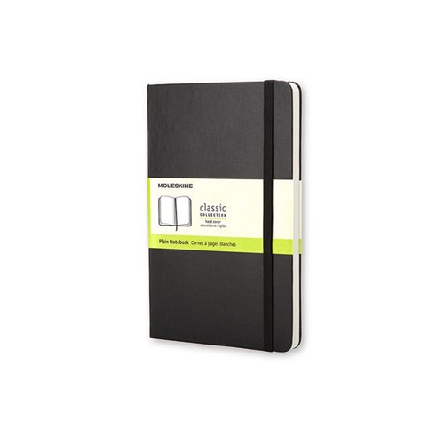 Notatbok MOLESKINE Hard L Ulinjert Sort