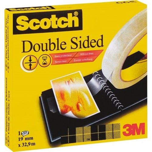 Tosidig tape Scotch 19mmx33m
