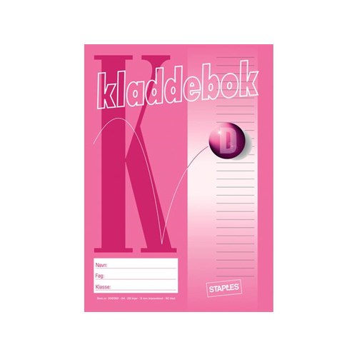 Kladdebok LYRECO A4 210x297mm 50 sider Linjert