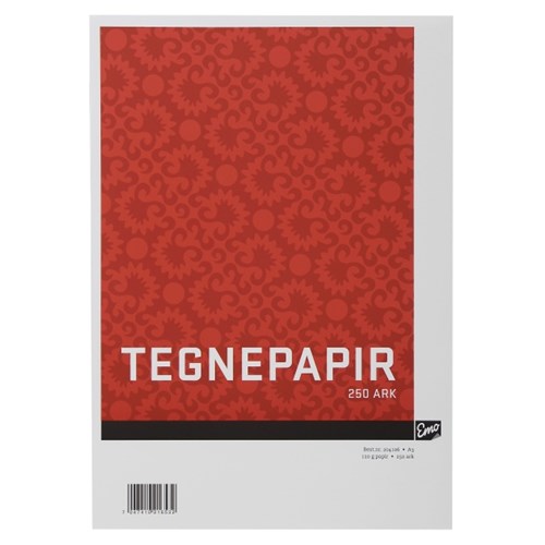 Tegnepapir EMO A3 120g Hvit (250)