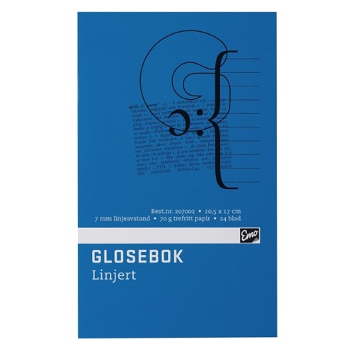 Glosebok Emo 105X170Mm 24 Blad