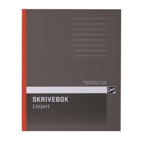 Skrivebok Emo 17X21Cm 70G 48 Blad Linjer
