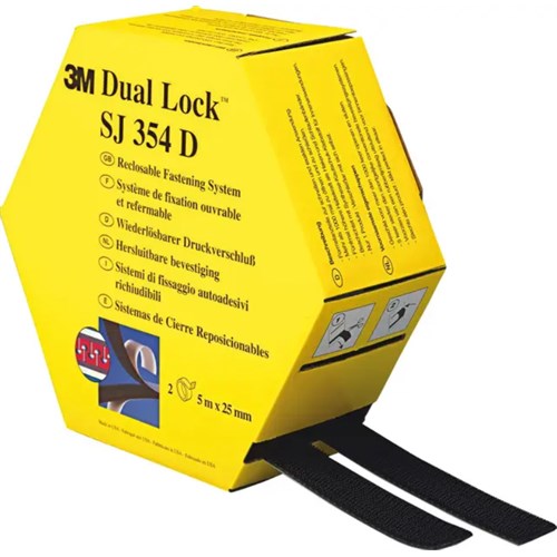 Borrelås 3M Dual Lock SJ354D 25mm x 5m (2RL)