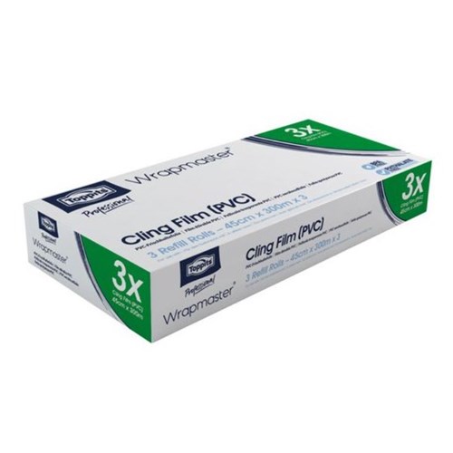 Cateringfilm TOPPITS WM4500 PVC 300m (3) WRAPMASTER 4500 EMO