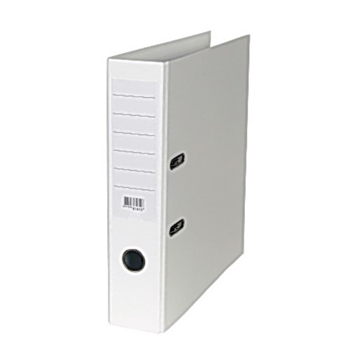 Brevordner EMO 80mm A4 U/Skinne Hvit