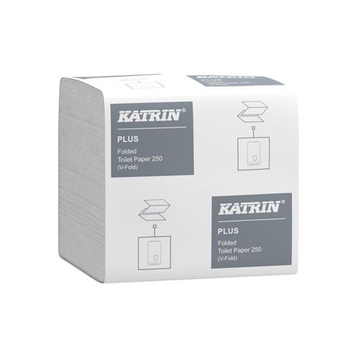 Toalettpapir KATRIN Plus Bulk (10000) 250 ARK PR PK/ 40 PK PR SEKK