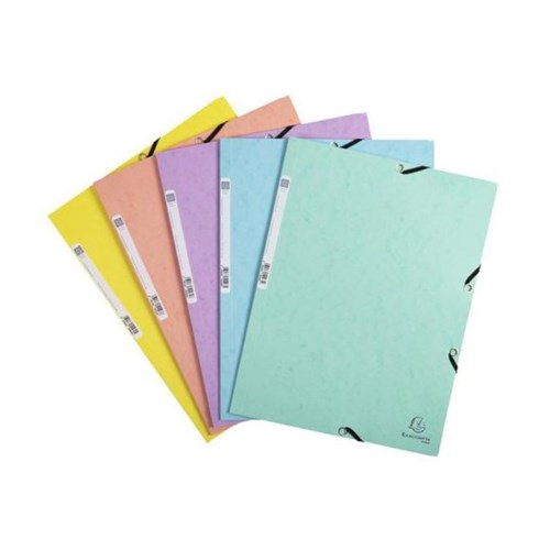 Strikkmappe EXACOMPTA A4 3 kl 400g Farger