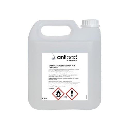 Overflatedesinfeksjon ANTIBAC 75% 4L