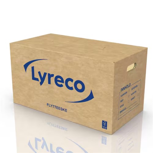 Flytteeske LYRECO 595x318x322mm Enkel Blå (15)