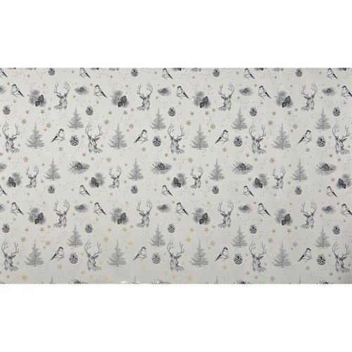 Diskrull HEDLUND 57cmx154m 'Hvit Hjort'