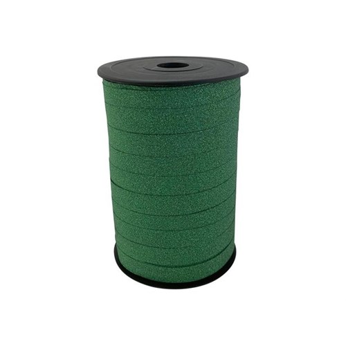 Gavebånd 100mx10mm Glitter Grønn