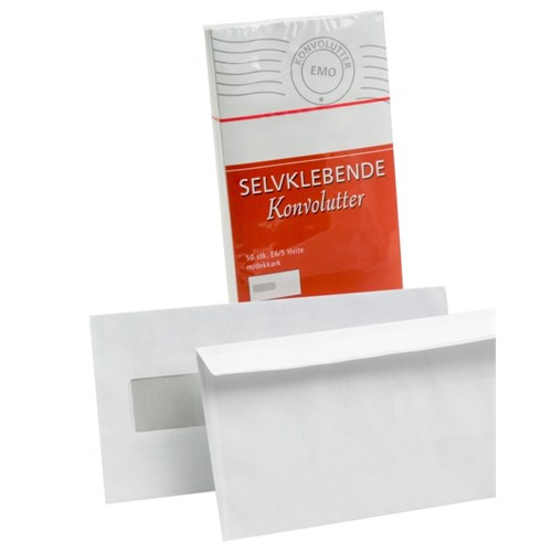 Konvolutt EMO E65 80g SKD V5 220x110mm (50)
