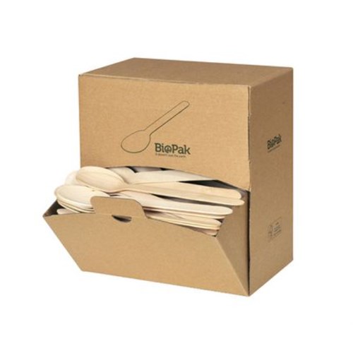 Skje DUNI Vokset tre 16cm (300 stk pr. pk.)
