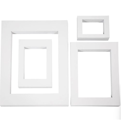 Passepartoutrammer CCHOBBY Hvit (A3 + A4 + A5 + A6)