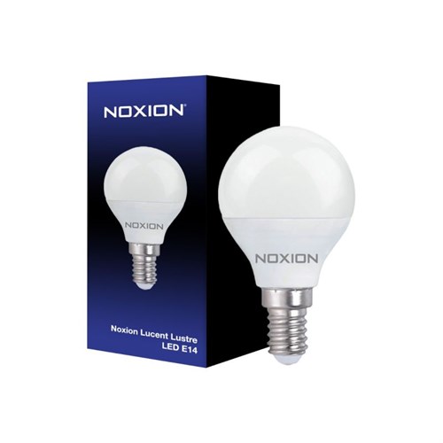 Lyspære NOXION Lucent Lustre LED E14 Ball Matt 4.5W/827 Ekstra Varm Hvit