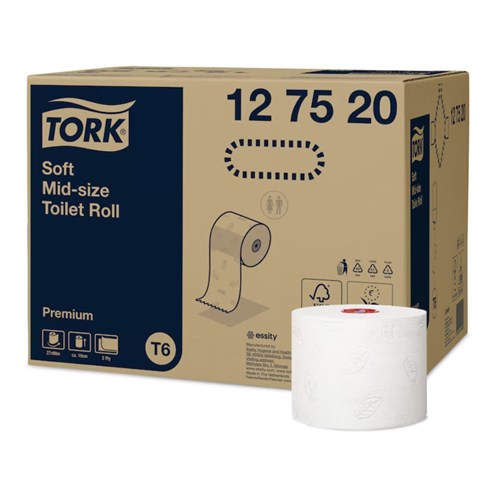 Toalettpapir Premium Komp 2L Blå Dekor (27Rl A90m) T6 12752