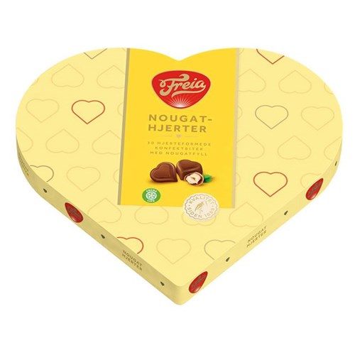 Konfekt FREIA Nougathjerter 165g