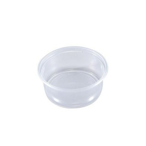Plastbeger 200ml rund klar PP (1000)