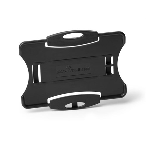 Kortholder DURABLE hardplast Sort (10)