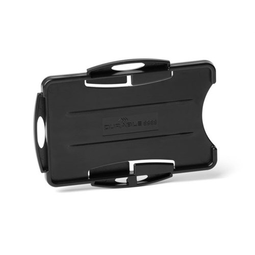 Kortholder DURABLE u/klips duo Sort (10)