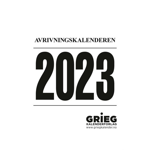 Avrivningskalender Grieg 2023 Medium