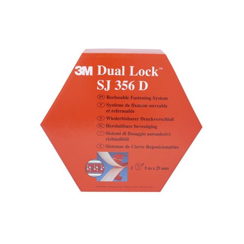 Borrelåstape 3M Dual Lock SJ356D 25mmx5m (2)