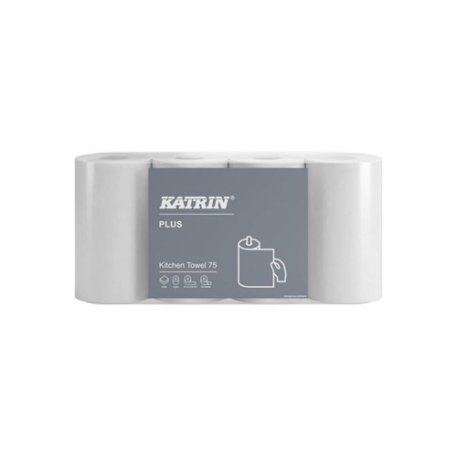 Kjøkkenrull KATRIN Plus 75 2L 21m (4) 8 PK PR SEKK EMO