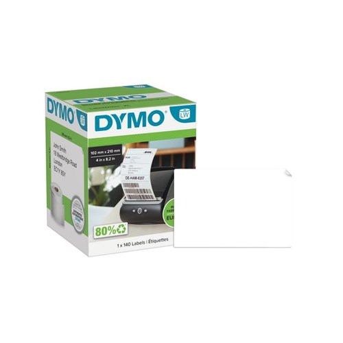 Etikett DYMO LW XL DHL Frakt 102x210mm