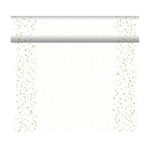 Kuvertløper DUNICEL Golden Stardust Hvit (4)