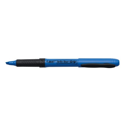 Tekstmarker BIC Highlighter Grip Blå