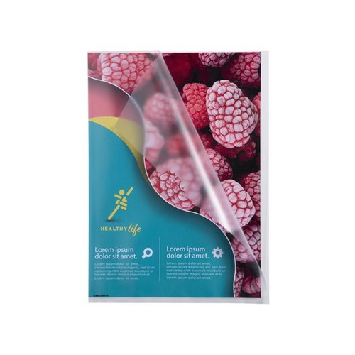 Plastomslag EXACOMPTA A4 120my Klar (10)