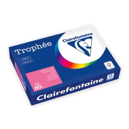 Kopipapir TROPHEE A4 80g Rosa (500)
