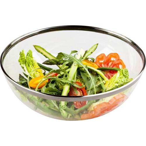 Bolle PS 3500ml Klar Ø270x95mm m/Sølvkant (4)