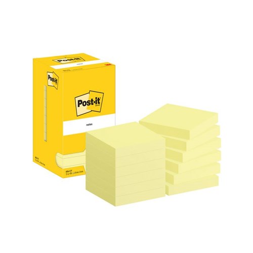 Notatblokk POST-IT 76x76 CY (12)