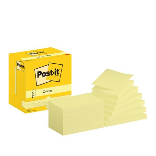 Notatblokk POST-IT ZN 76x127 R350 CY (12)