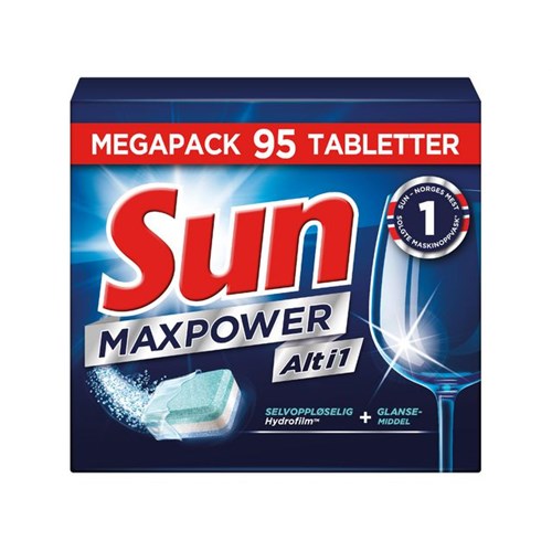 Maskinoppvask SUN Alt-i-1 MaxPower (95) [5pk]