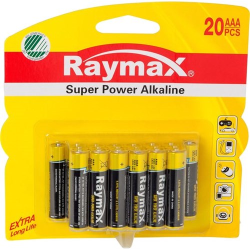 Batteri RAYMAX LR03/AAA 20pk Alkaline
