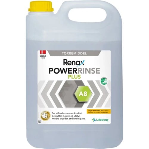 Tørremiddel RENAX PowerRinse Plus A8 5,2kg
