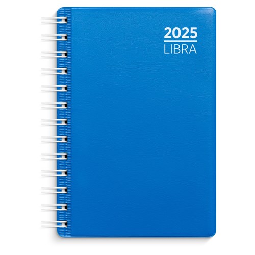 Dagbok GRIEG Libra Spiral Plast 2025 Blå