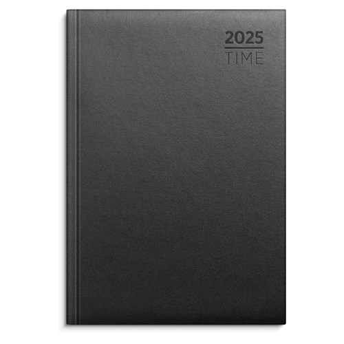 Dagbok GRIEG Time A5 2025 Sort (billig)