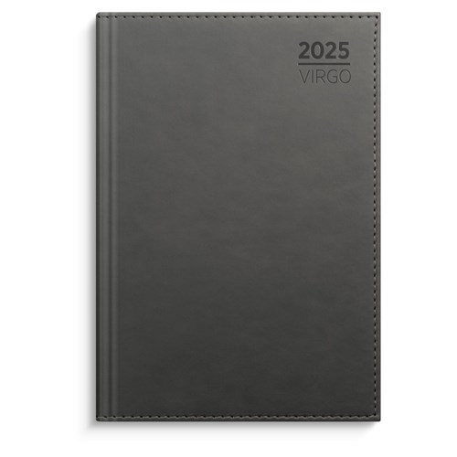 Dagbok GRIEG Virgo A5 2025 Mørkegrå