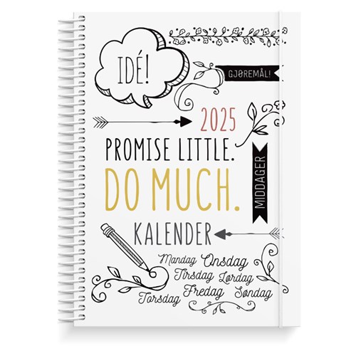 Ukekalender GRIEG A5 2025 Doodle