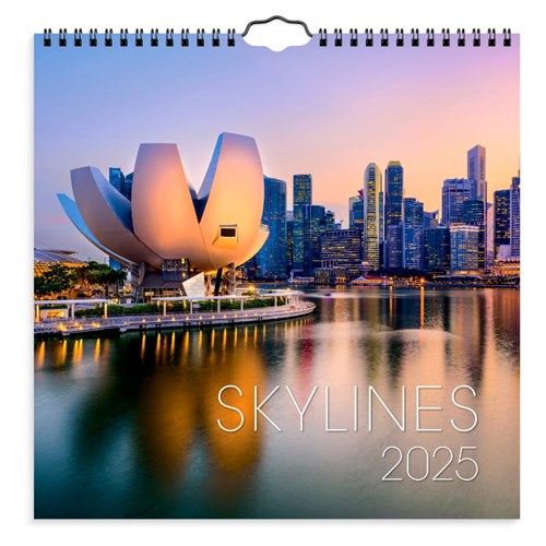 Veggkalender GRIEG 2025 Billedkalender Skylines