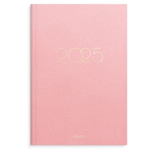 Lommekalender GRIEG Gemini Uke 2025 Colore Rosa