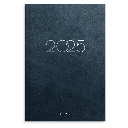 Lommekalender GRIEG Gemini Uke 2025 Colore Blå