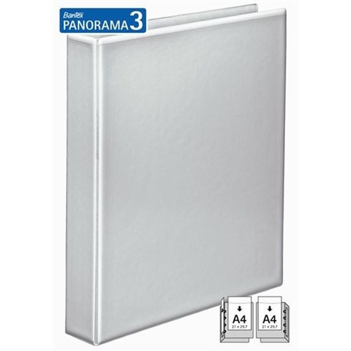 Innstikkperm A4 45mm/65mm Hvit